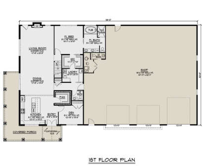 Main Floor  for House Plan #5032-00160