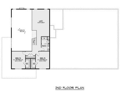 Second Floor for House Plan #5032-00160