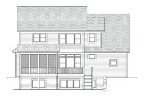 Craftsman House Plan #098-00017 Elevation Photo