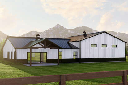 Barn House Plan #5032-00161 Elevation Photo