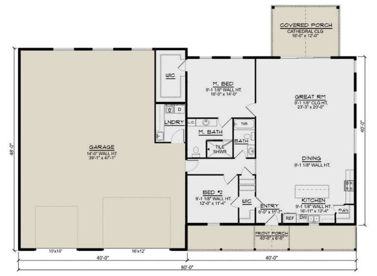 House Plan House Plan #27440 Drawing 1