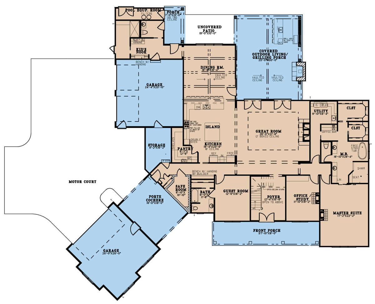 Main Floor  for House Plan #8318-00277