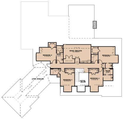 Second Floor for House Plan #8318-00277