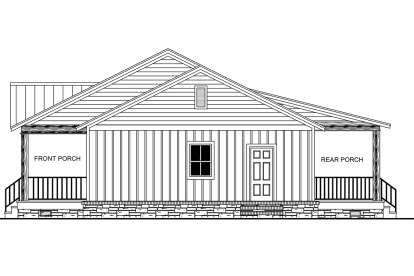 Modern Farmhouse House Plan #348-00306 Elevation Photo