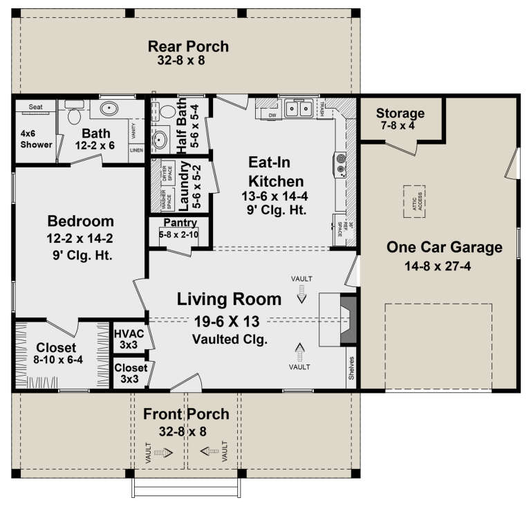 House Plan House Plan #27442 Drawing 1