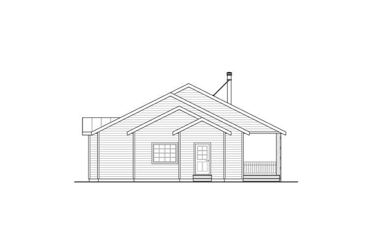 Country House Plan #035-01022 Elevation Photo