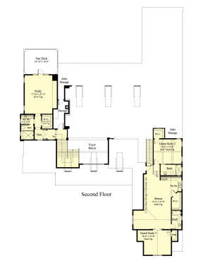 Second Floor for House Plan #8436-00102