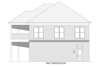 Coastal House Plan #940-00548 Elevation Photo