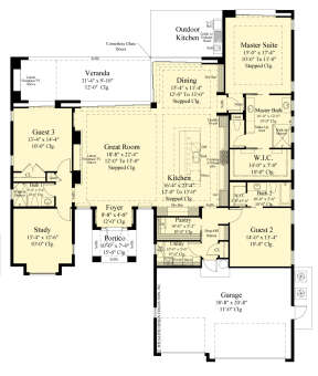 Main Floor  for House Plan #8436-00103