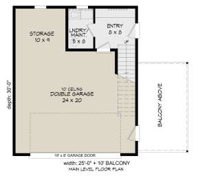 Main Floor  for House Plan #940-00549