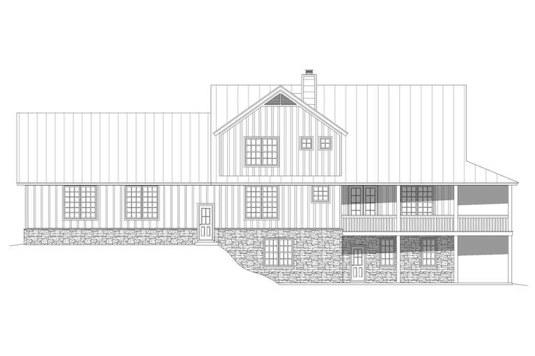 Country House Plan #940-00550 Elevation Photo