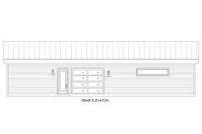Modern House Plan #940-00551 Elevation Photo