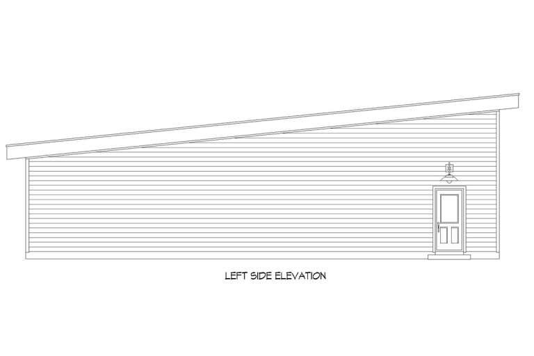 Modern House Plan #940-00551 Elevation Photo