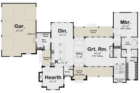 Main Floor  for House Plan #963-00662