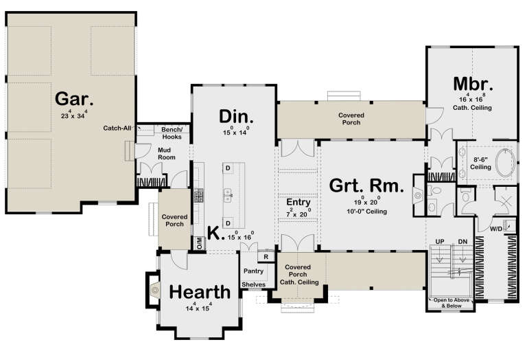 House Plan House Plan #27452 Drawing 1