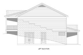 Lake Front House Plan #940-00552 Elevation Photo