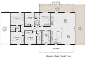 Second Floor for House Plan #940-00552