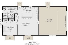 Main Floor  for House Plan #940-00553