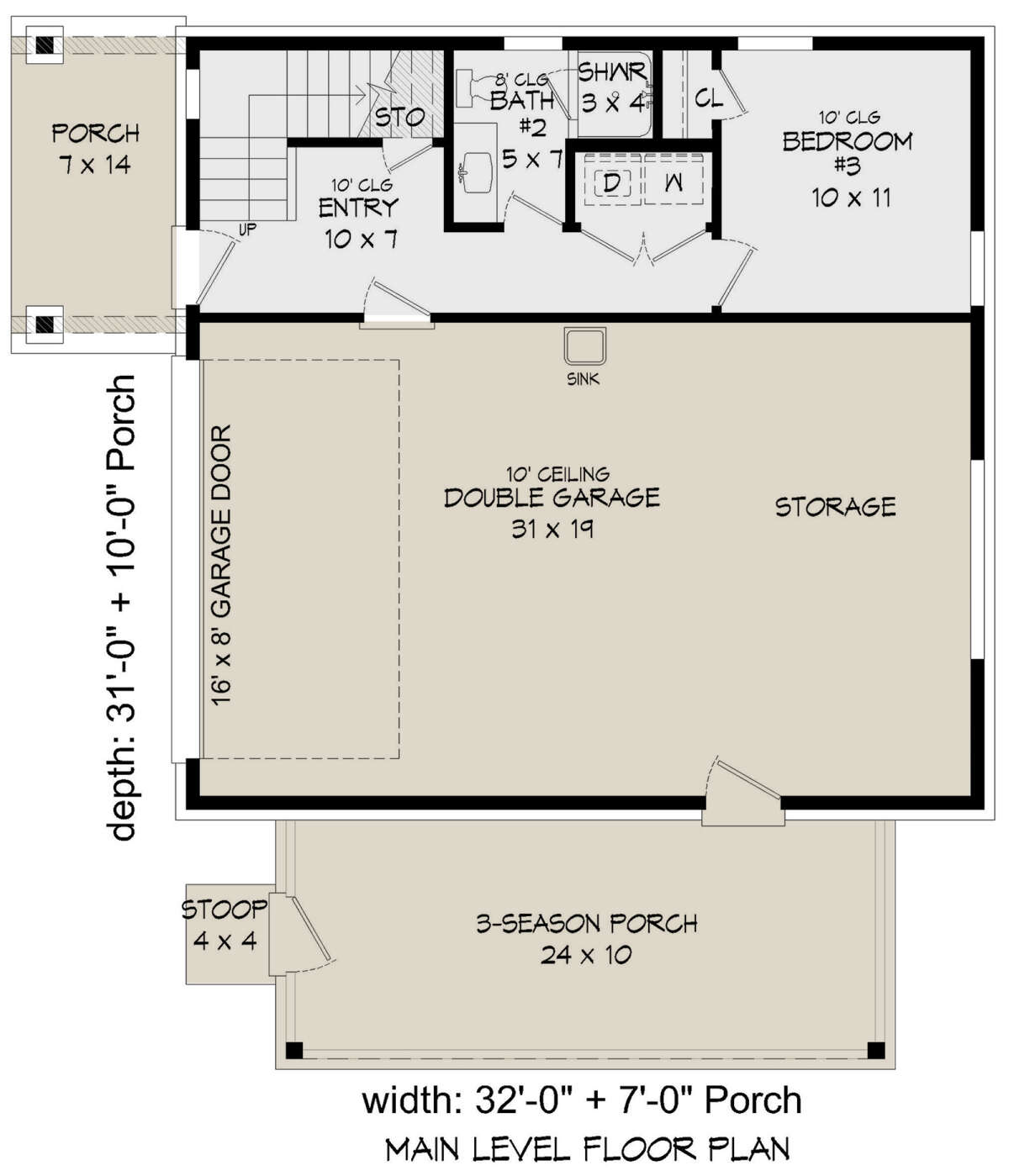Main Floor  for House Plan #940-00554