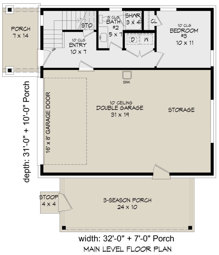 House Plan House Plan #27455 Drawing 1