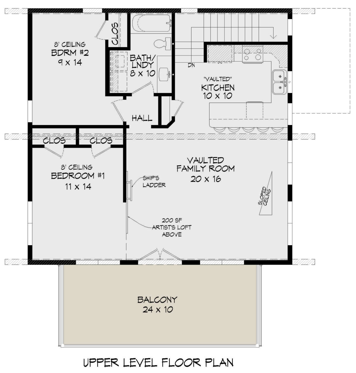Second Floor for House Plan #940-00555