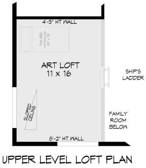 Loft for House Plan #940-00555