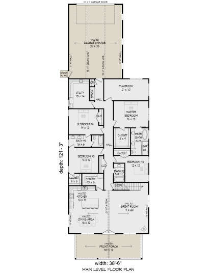 Main Floor for House Plan #940-00556