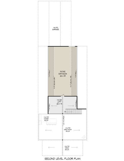 Second Floor for House Plan #940-00556