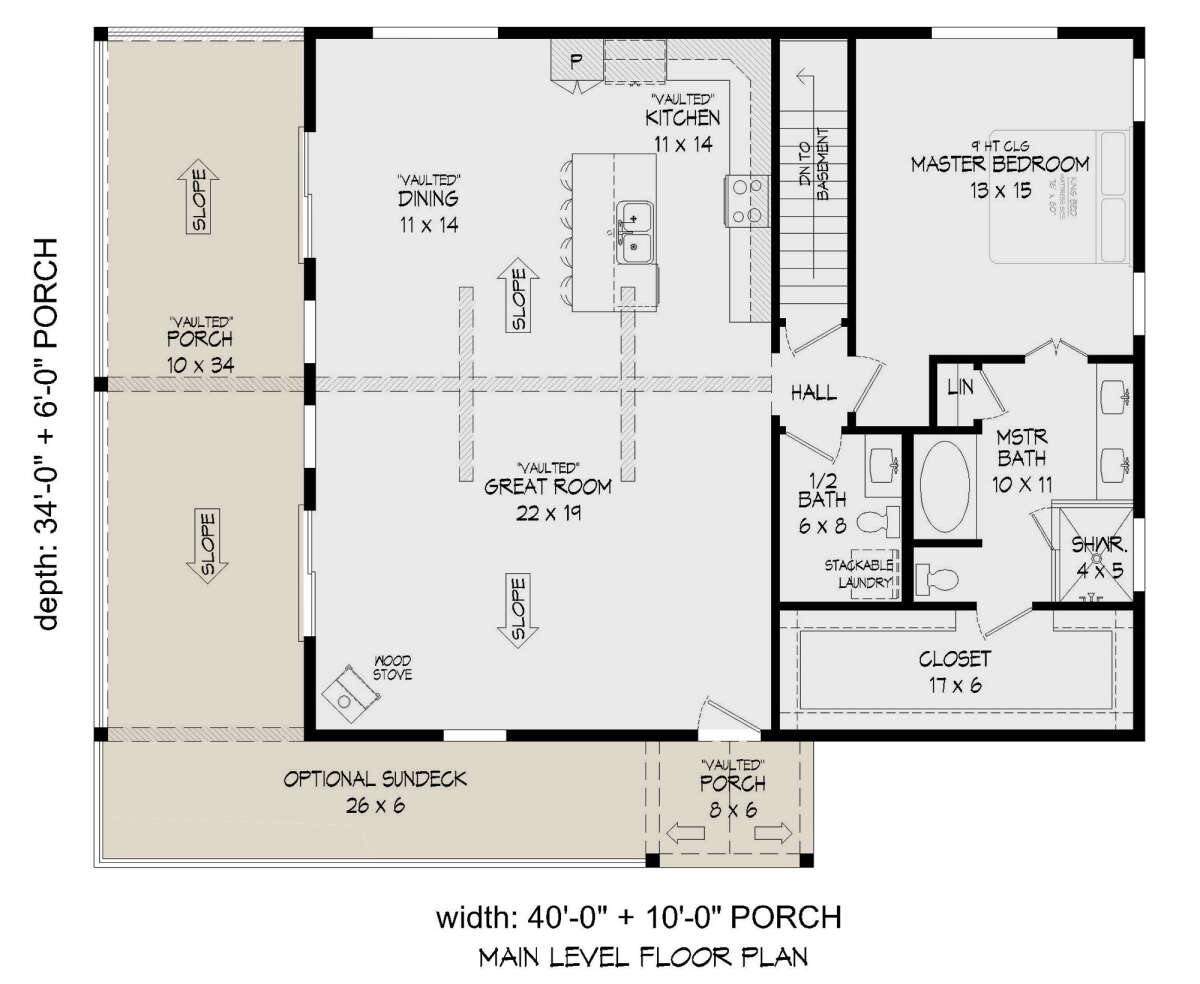 Main Floor  for House Plan #940-00557