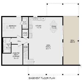 Basement for House Plan #940-00558