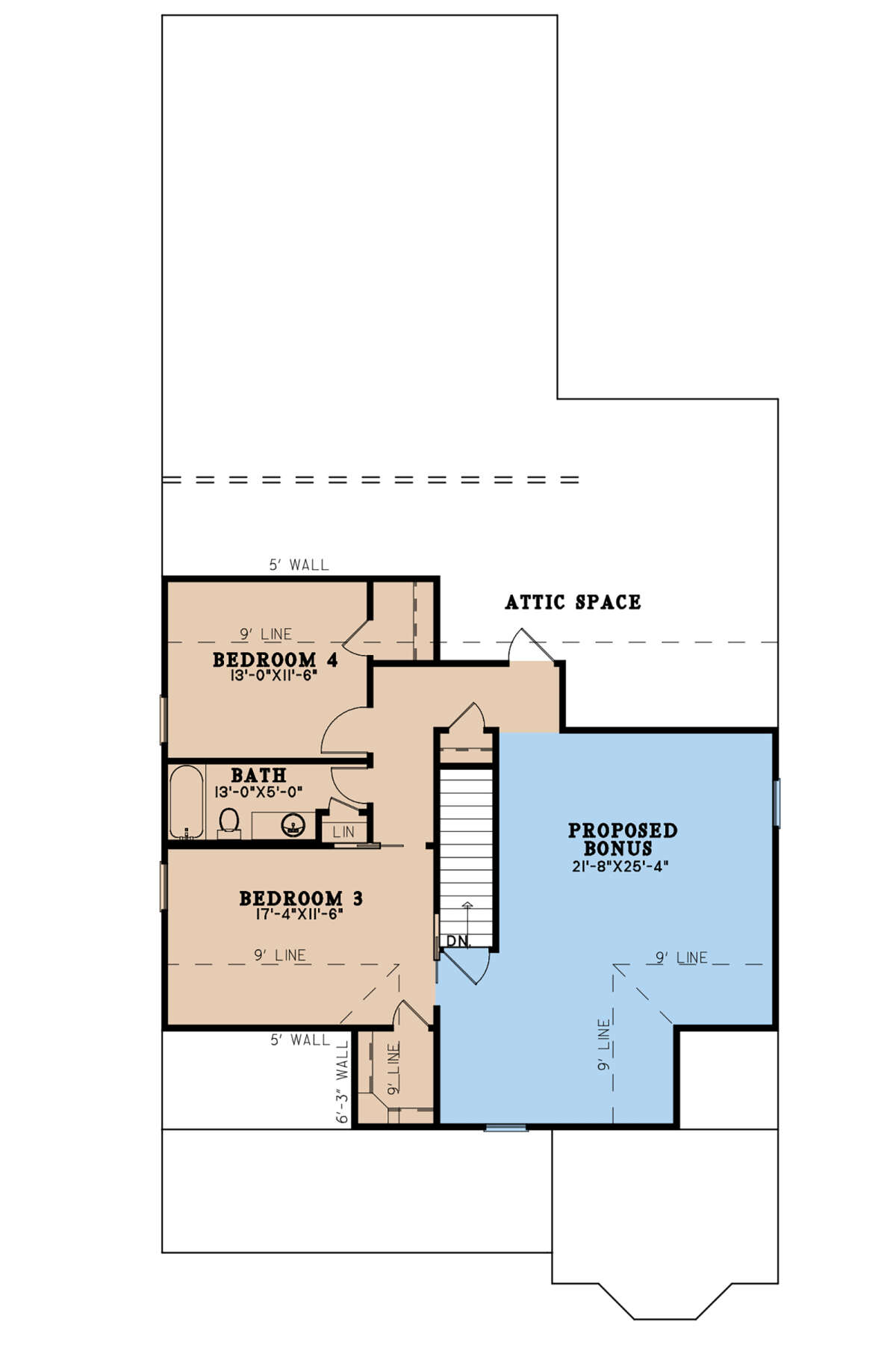 Second Floor for House Plan #8318-00279