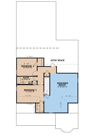 Second Floor for House Plan #8318-00279
