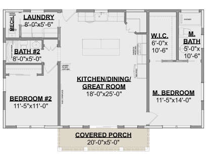 House Plan House Plan #27461 Drawing 1