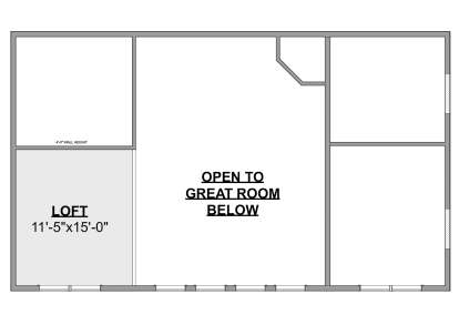 Loft for House Plan #1462-00049