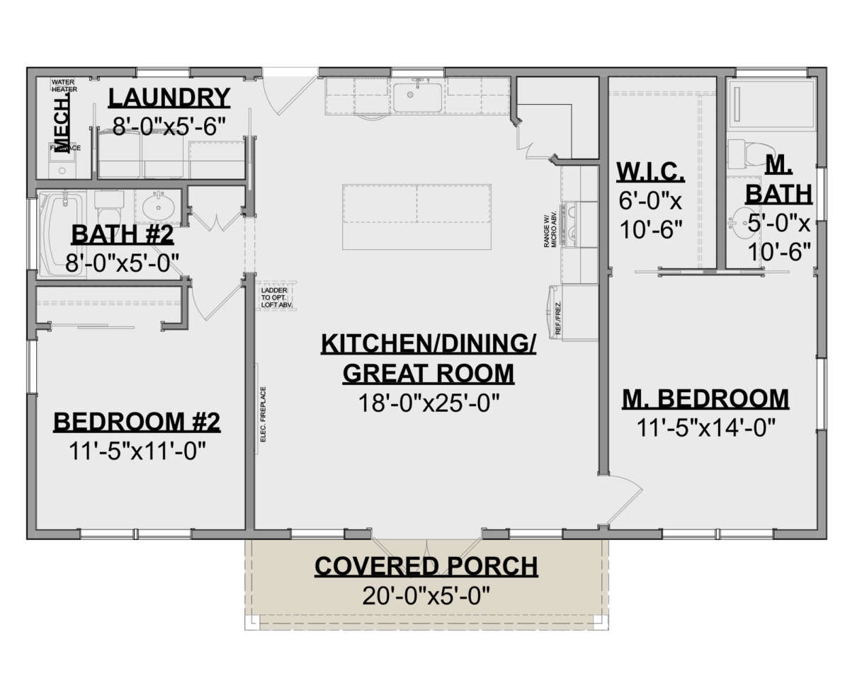Main Floor  for House Plan #1462-00050