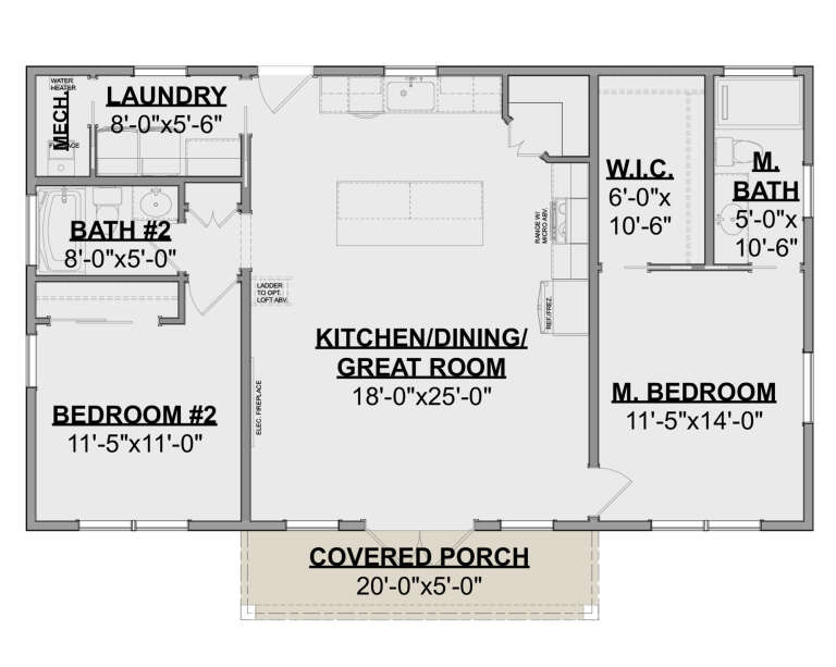 House Plan House Plan #27462 Drawing 1