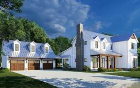 Modern Farmhouse House Plan #8318-00280 Elevation Photo