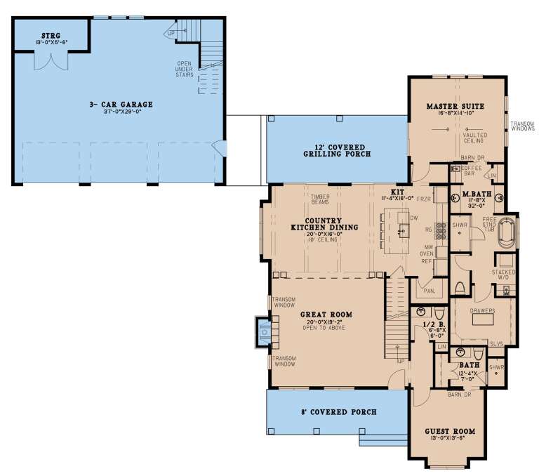 House Plan House Plan #27463 Drawing 1
