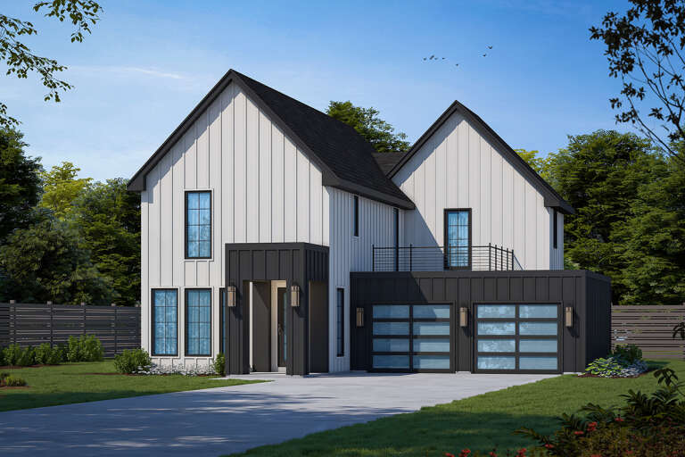 Modern House Plan #402-01747 Elevation Photo