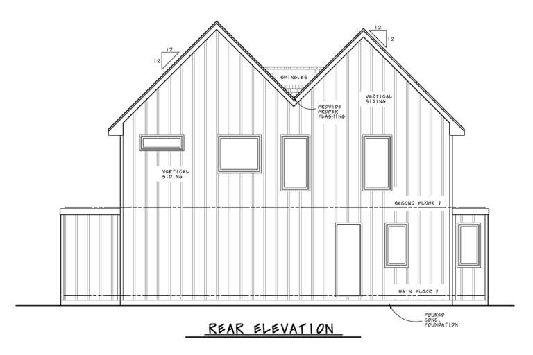 Modern House Plan #402-01747 Elevation Photo