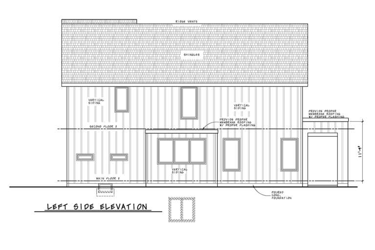 Modern House Plan #402-01747 Elevation Photo