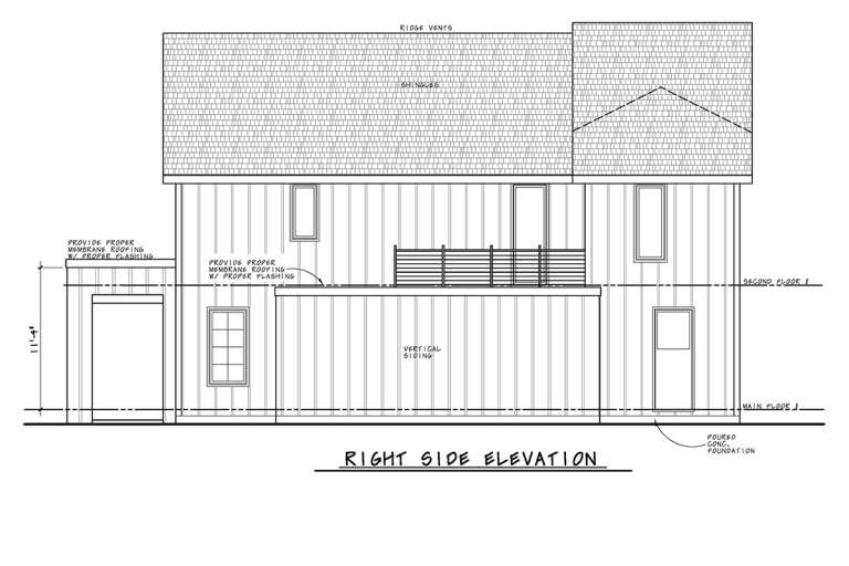 Modern House Plan #402-01747 Elevation Photo