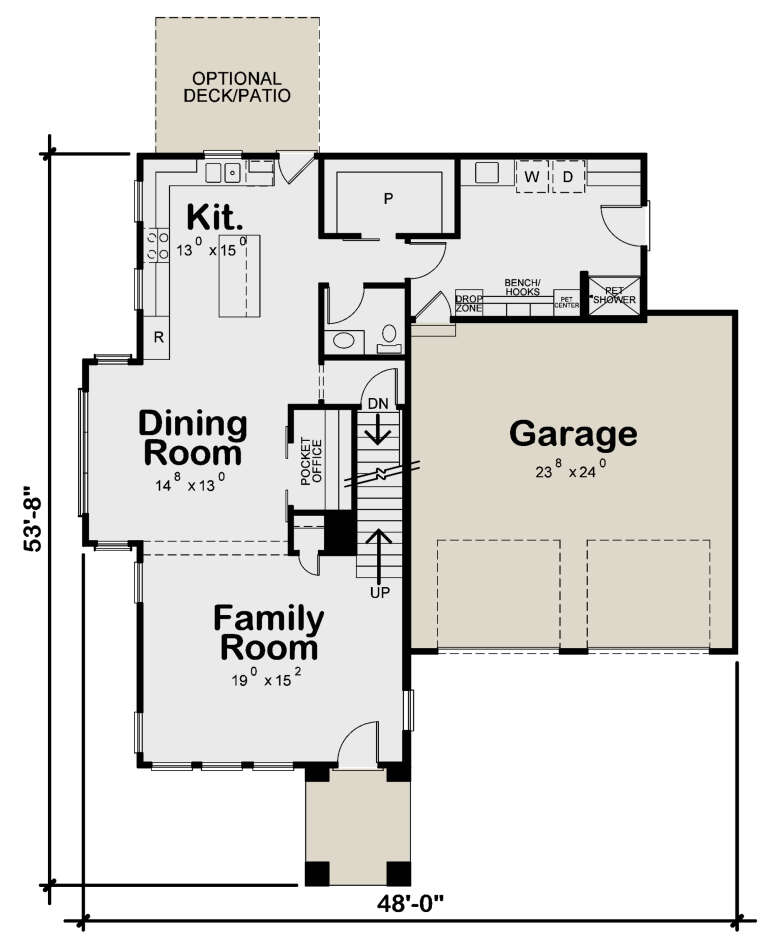 House Plan House Plan #27465 Drawing 1