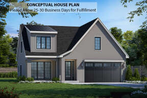 Traditional House Plan #402-01748 Elevation Photo