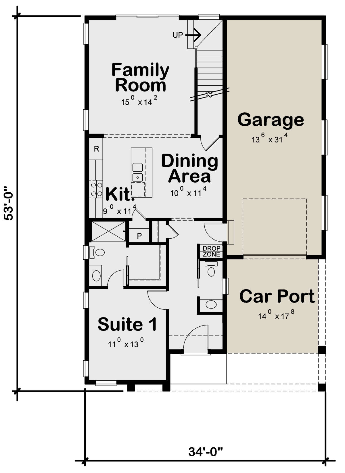 Main Floor  for House Plan #402-01749