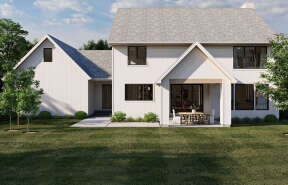 Modern Farmhouse House Plan #963-00663 Elevation Photo