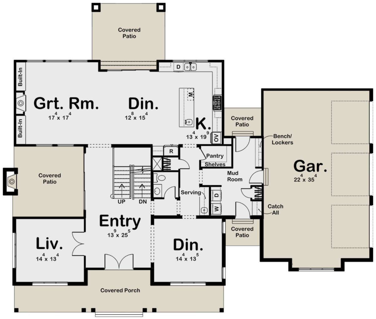 Main Floor  for House Plan #963-00663