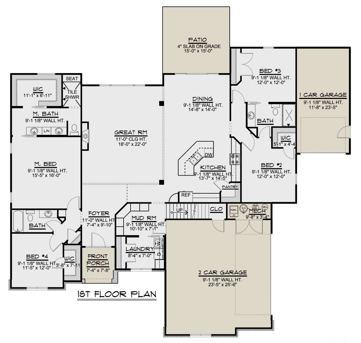 Main Floor  for House Plan #5032-00163