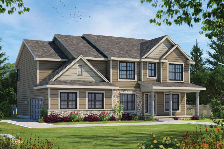 House Plan House Plan #27471 Front Elevation 