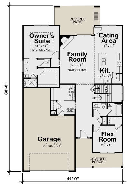 Main Floor  for House Plan #402-01751
